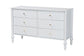 Baxton Studio Denita Spindle 4-Piece Bedroom Set - Farmhouse Platform Bed with Matching Dresser, Chest, and 1-Drawer Nightstand, White, Twin
