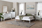 Baxton Studio Callison Spindle 5-Piece Bedroom Set - Farmhouse Platform Bed with Matching Dresser, Chest, and 2-Drawer Nightstands, White, Queen