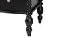 Baxton Studio Callison Spindle Chest - 4-Drawer Farmhouse Vertical Cabinet with Turned Accents for Bedroom, Black