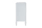 Baxton Studio Callison Spindle Chest - 4-Drawer Farmhouse Vertical Cabinet with Turned Accents for Bedroom, White