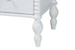Baxton Studio Callison Spindle Chest - 4-Drawer Farmhouse Vertical Cabinet with Turned Accents for Bedroom, White