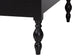 Baxton Studio Callison Spindle Daybed - Turned Farmhouse Sofa Bed with Spoked Frame Border for Living Room, Guest Room, or Kids Room, Black, Twin