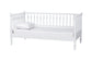 Baxton Studio Callison Spindle Daybed - Turned Farmhouse Sofa Bed with Spoked Frame Border for Living Room, Guest Room, or Kids Room, White, Twin