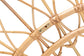 bali & pari Solara Natural Rattan Headboard - Handwoven Wicker Wall-Mount Headboard in Sunburst Shape, Coastal Boho Bedroom Backdrop, Queen