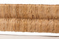 bali & pari Ismael Accent Bench - Handwoven Seagrass Accent Seating with Mahogany Wood Frame, Raised Back Bench for Entryway or Living Room