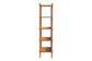 Baxton Studio Lucera Bobbin Display Shelf - 5-Tier Open Frame Vertical Bookcase with Spindle Posts for Living Room or Ofice, Oak Brown