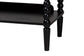 Baxton Studio Lucera Bobbin Display Shelf - 5-Tier Open Frame Vertical Bookcase with Spindle Posts for Living Room or Office, Black