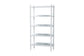 Baxton Studio Lucera Bobbin Display Shelf - 5-Tier Open Frame Vertical Bookcase with Spindle Posts for Living Room or Office, White