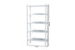 Baxton Studio Lucera Bobbin Display Shelf - 5-Tier Open Frame Vertical Bookcase with Spindle Posts for Living Room or Office, White