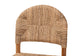 bali & pari Cavo Handwoven Seagrass Dining Chair - Natural Fiber Wicker Side Chair with Mahogany Wood Frame, for Dining Room, Kitchen, or Accent Seating