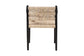 bali & pari Onda Handwoven Seagrass Dining Chair - Natural Fiber Wicker Armchair with Mahogany Wood Frame for Dining Room or Living Space