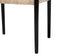 bali & pari Onda Handwoven Seagrass Dining Chair - Natural Fiber Wicker Armchair with Mahogany Wood Frame for Dining Room or Living Space