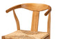 bali & pari Fika Counter Stool with Woven Seagrass Seat - Handwoven Wicker Stool with Arms and Wishbone Backrest, Boho Coastal Seating for Kitchen Island or Dining Counter