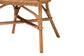 bali & pari Abigale Natural Rattan Dining Chair - Handwoven Wicker Accent Chair with Arms and Openwork Frame for Kitchen or Dining Room