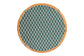 bali & pari Mattie Natural Rattan Round Bistro Dining Table - Handwoven Cafe-Style Accent Table for Kitchen or Indoor/Outdoor Lounge, Green