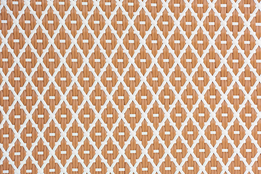 bali & pari Mattie Natural Rattan Round Bistro Dining Table - Handwoven Cafe-Style Accent Table for Kitchen or Indoor/Outdoor Lounge, Beige