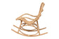 bali & pari Mahin Natural Rattan Rocking Chair - Handwoven Wicker Accent Rocker with Curved Armrests and High Back, Boho Coastal Lounge Chair for Living Room or Sunroom