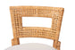 bali & pari Amina Natural Rattan Counter Stool - Handwoven Wicker Stool with Swivel Seat and Upholstered Cushion, Boho Coastal Seating with Footrest for Kitchen Island or Lounge