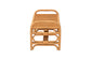 bali & pari Ayala Natural Rattan Accent Bench - Handwoven Wicker Accent Seating with Decorative Apron and Integrated Handles for Living Room, Bedroom, Or Entryway