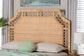 bali & pari Hekima Natural Rattan Standalone Headboard - Coastal Boho Style Handwoven Wicker Bed Backdrop, Queen