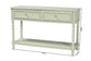 bali & pari Karnia Console Table with Spindle Legs - 2-Drawer Accent Table with Turned Detailing and Open Shelf Storage for Living Room, Hallway, or Bedroom