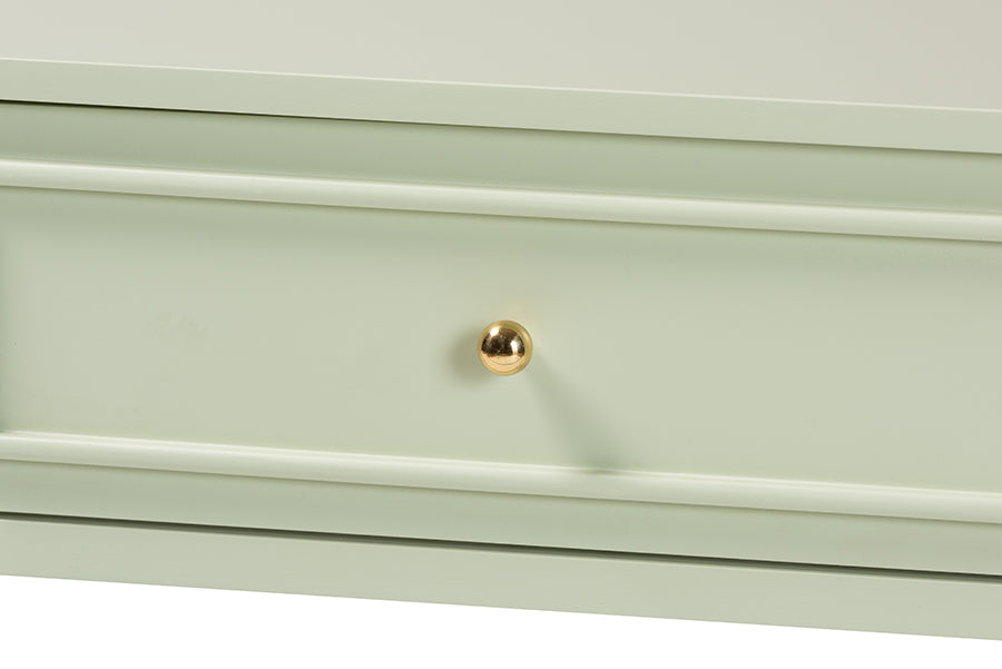 bali & pari Karnia Console Table with Spindle Legs - 2-Drawer Accent Table with Turned Detailing and Open Shelf Storage for Living Room, Hallway, or Bedroom