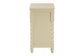 bali & pari Kyla Nightstand with Spindle Legs - 3-Drawer Bedside Table with Turned Detailing and Inset Paneling