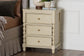 bali & pari Kyla Nightstand with Spindle Legs - 3-Drawer Bedside Table with Turned Detailing and Inset Paneling