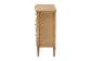 bali & pari Karmel Chest - 3-Drawer Storage Chest with Curved Front and Tapered Legs for Bedroom