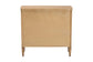 bali & pari Karmel Chest - 3-Drawer Storage Chest with Curved Front and Tapered Legs for Bedroom