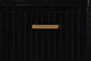 bali & pari Keshet Fluted Wood Storage Cabinet - 2-Door Accent Cabinet with Vertical Slat Panels and Metal Door Pulls for Living Room or Entryway
