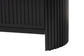bali & pari Keshet Fluted Wood Storage Cabinet - 2-Door Accent Cabinet with Vertical Slat Panels and Metal Door Pulls for Living Room or Entryway