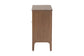 bali & pari Latifa Storage Cabinet - 2-Door Accent Cabinet with Rounded Edges and Metal Door Pulls for Living Room or Entryway