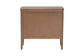 bali & pari Latifa Storage Cabinet - 2-Door Accent Cabinet with Rounded Edges and Metal Door Pulls for Living Room or Entryway