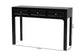 bali & pari Leah Console Table - 3-Drawer Accent Table with Fluted Wood Detailing for Living Room, Hallway, or Entryway