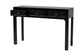 bali & pari Leah Console Table - 3-Drawer Accent Table with Fluted Wood Detailing for Living Room, Hallway, or Entryway