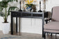 bali & pari Leah Console Table - 3-Drawer Accent Table with Fluted Wood Detailing for Living Room, Hallway, or Entryway