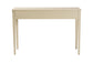 bali & pari Leeba Console Table - 3-Drawer Accent Table with Fluted Wood and Scalloped Framing for Living Room, Hallway, or Entryway