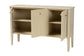 bali & pari Leeba Sideboard - Modern Storage Buffet Console with Fluted Wood and Scalloped Molding for Kitchen or Dining Room