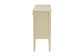 bali & pari Leeba Sideboard - Modern Storage Buffet Console with Fluted Wood and Scalloped Molding for Kitchen or Dining Room