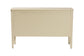 bali & pari Leeba Sideboard - Modern Storage Buffet Console with Fluted Wood and Scalloped Molding for Kitchen or Dining Room