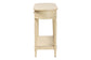 bali & pari Liba Console Table - 3-Drawer Accent Table with Scalloped Detailing and Open Shelf Storage for Hallway, Entryway, or Living Room