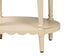 bali & pari Liba End Table - 1-Drawer Accent Table with Scalloped Detailing and Open Shelf Storage for Hallway, Entryway, and Living Room