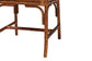 bali & pari Rio Marbled Tortoise Natural Rattan Dining Chair - Handwoven Wicker Accent Side Chair with Removable Cushion, for Dining Room or Accent Seating