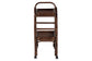 bali & pari Selah Natural Rattan Kitchen Cart - Handwoven Wicker 2-Tier Mobile Serving Cart with Tray Top