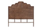 bali & pari Raphaela Natural Rattan Standalone Headboard - Handwoven Wicker Panel Headboard with Stepped Detailing, King