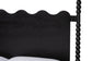 Baxton Studio Brantley Spindle 4-Piece Bedroom Set - Farmhouse Bed Frame with Matching Dresser, Chest, and 1-Drawer Nightstand, Black, Queen