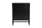 Baxton Studio Brantley Spindle Chest - 4-Drawer Vertical Storage Cabinet with Beaded Frame and Elevated Base for Bedroom, Black