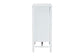 Baxton Studio Brantley Spindle Chest - 4-Drawer Vertical Storage Cabinet with Beaded Frame and Elevated Base for Bedroom, White