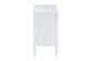 Baxton Studio Hoffman Dresser - 6-Drawer Horizontal Storage Cabinet with Scalloped Apron and Turned Legs for Bedroom, White